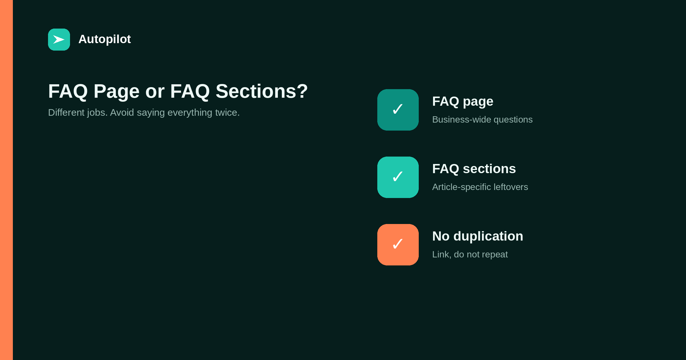 A Separate FAQ Page or FAQs in Every Article?