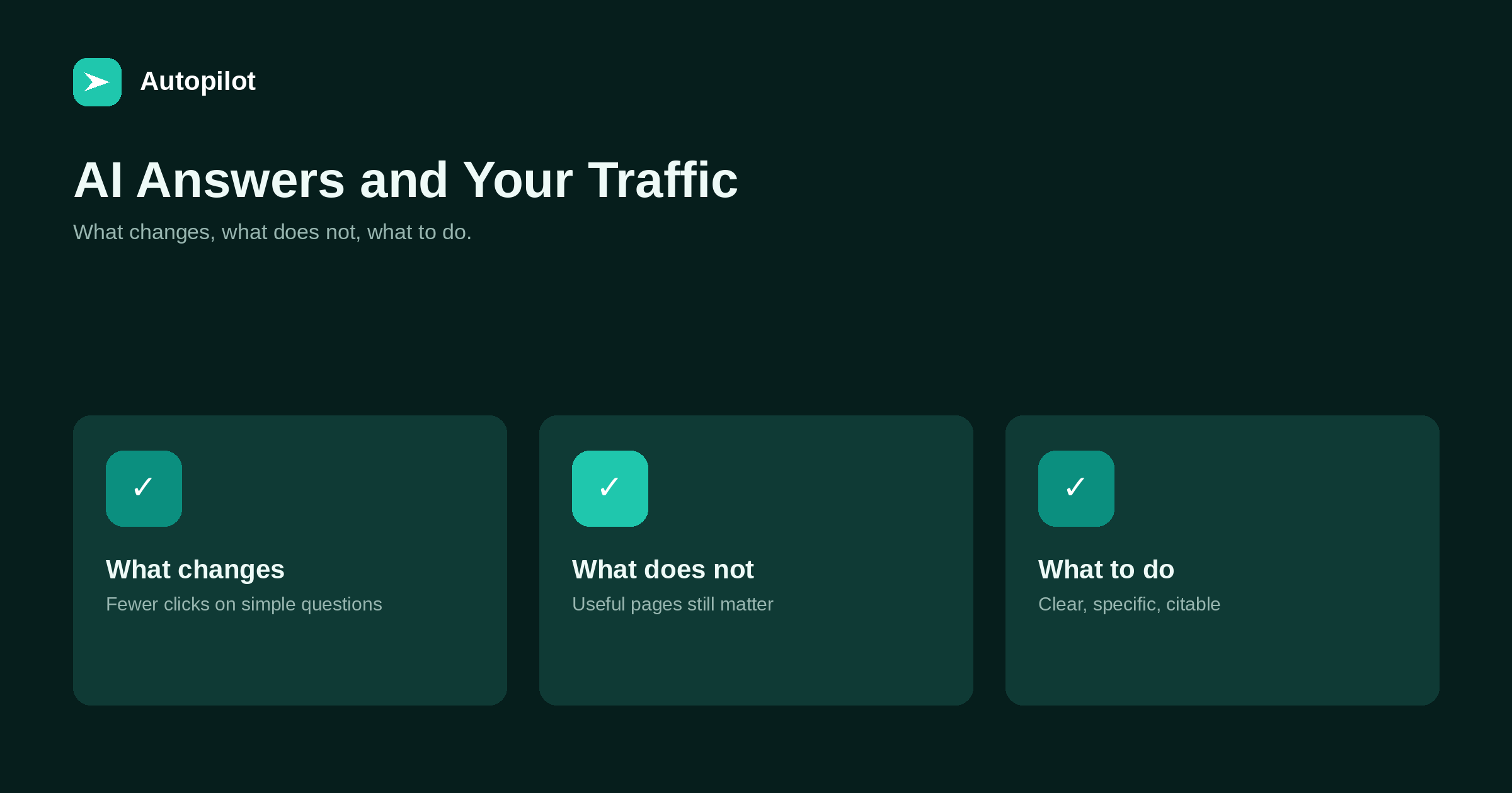 AI Answers in Search Results: What They Mean for Traffic