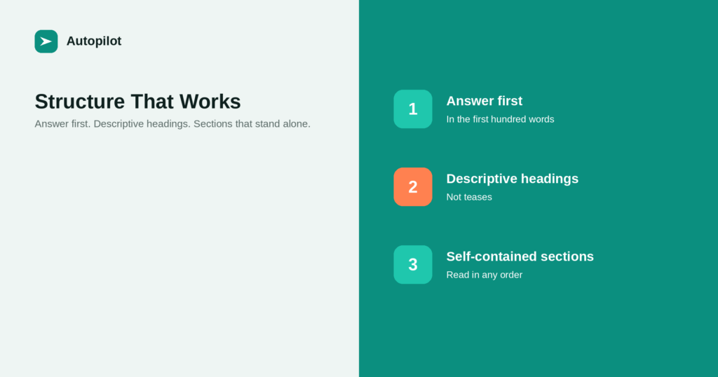 Blog Post Structure That Works for Readers and Search