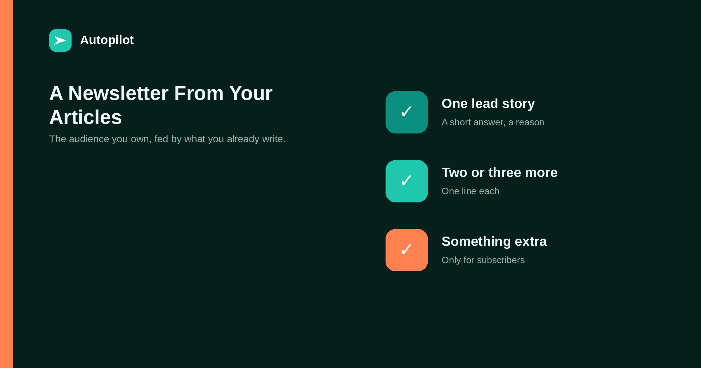 Building a Newsletter From Your Blog Posts