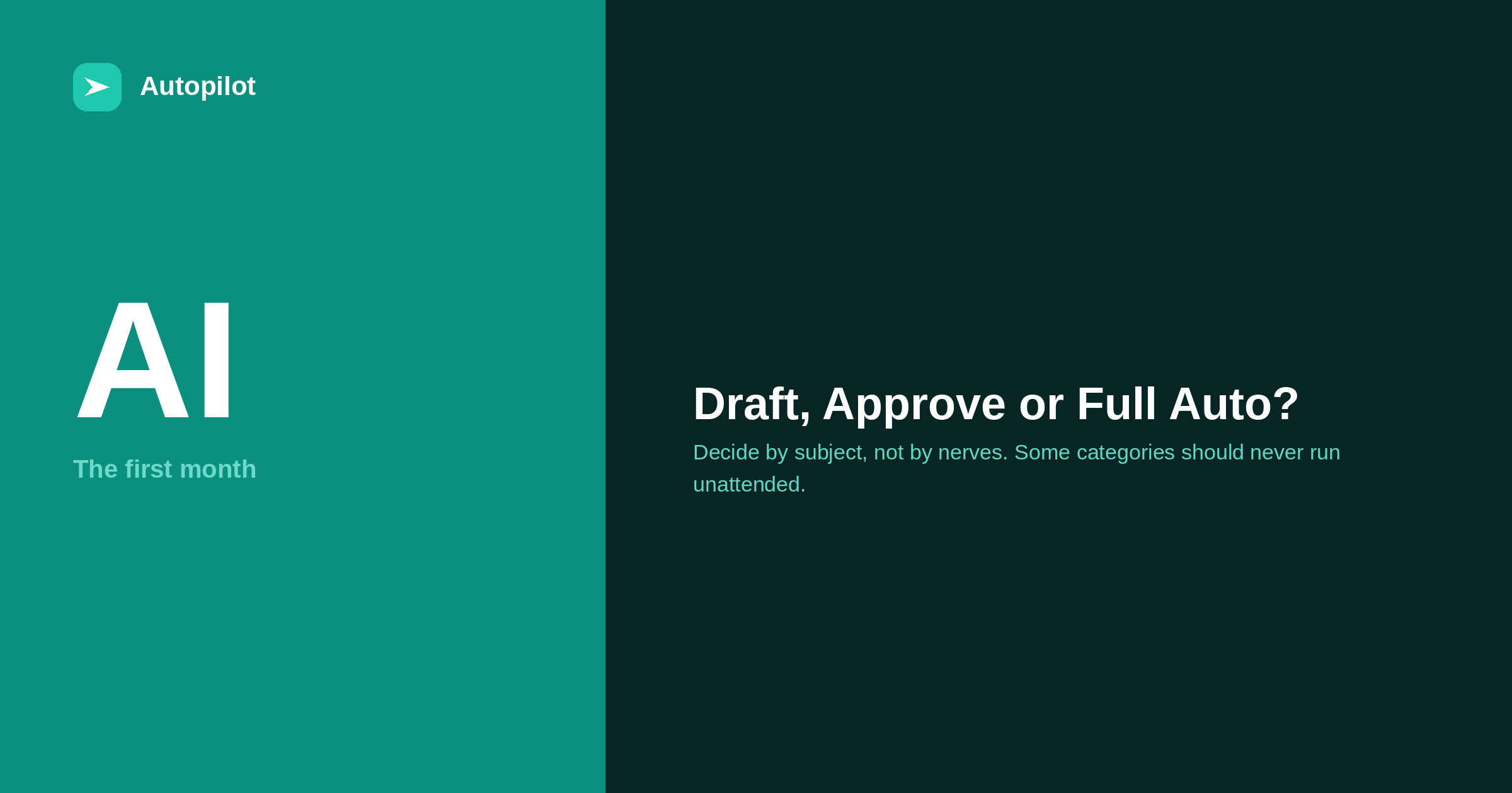 Editorial Review: Draft, Approve or Full Auto?