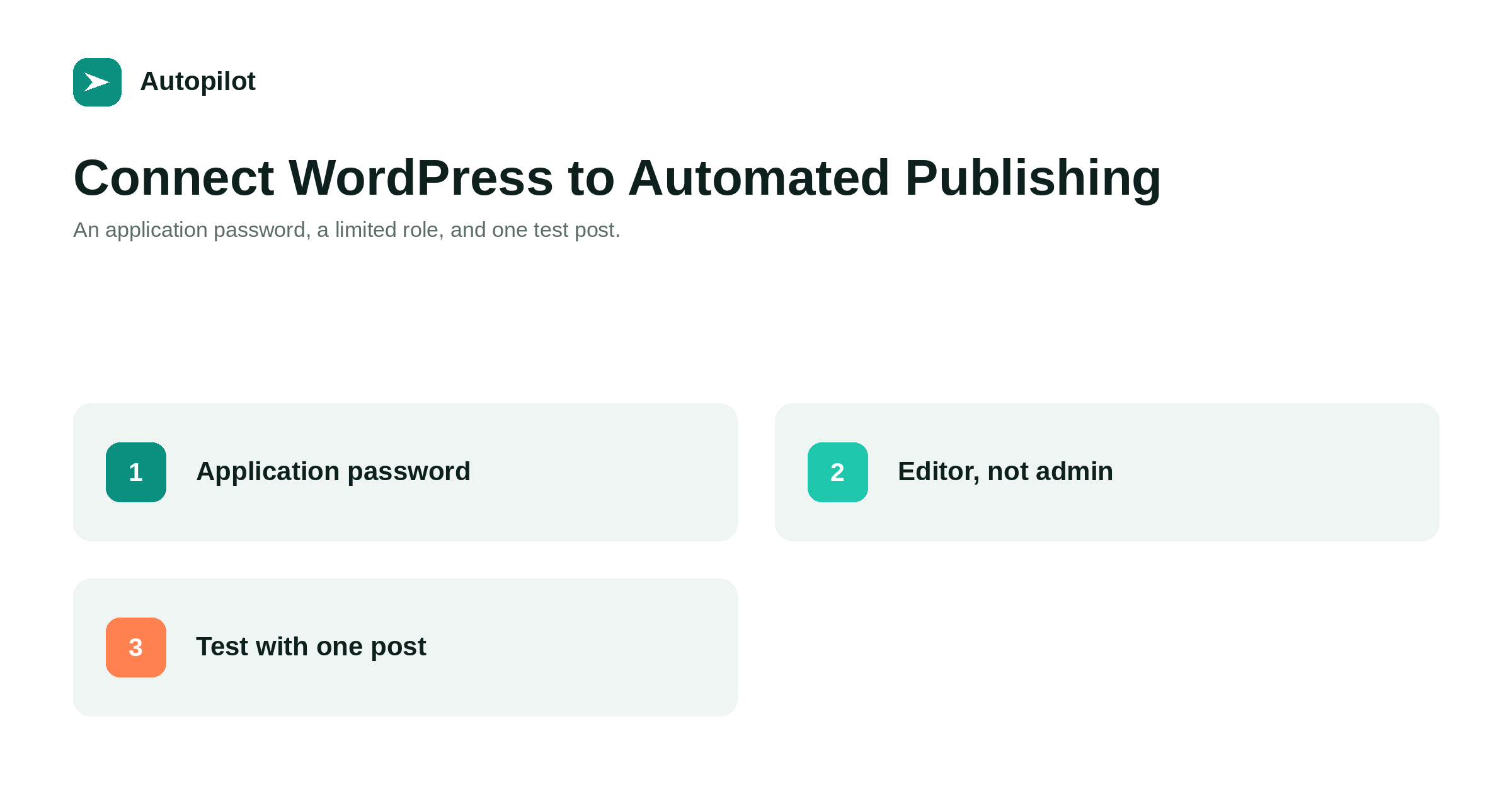 How to Connect WordPress to an Automated Publishing Tool, Safely