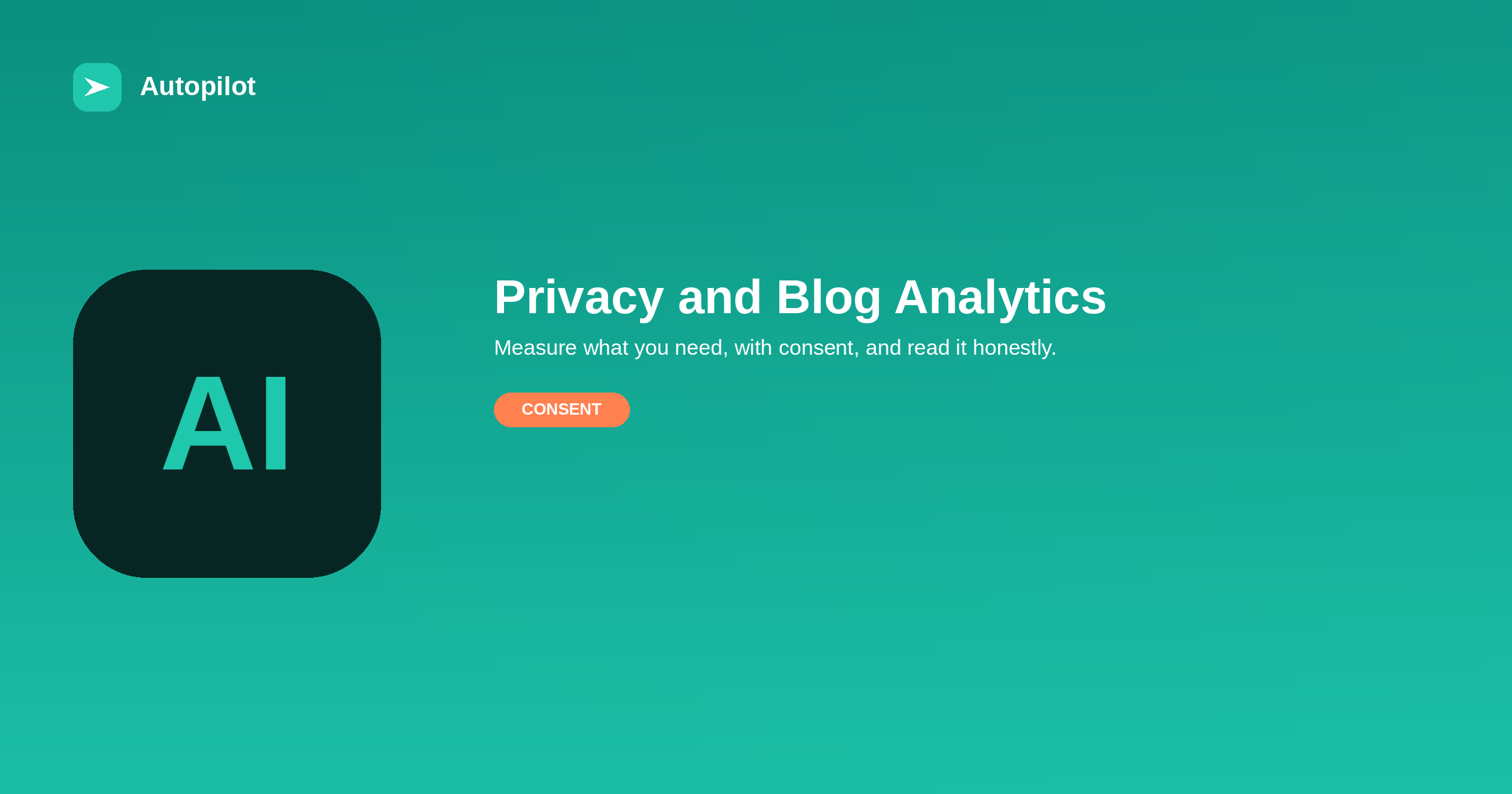 Privacy and Analytics on a Business Blog