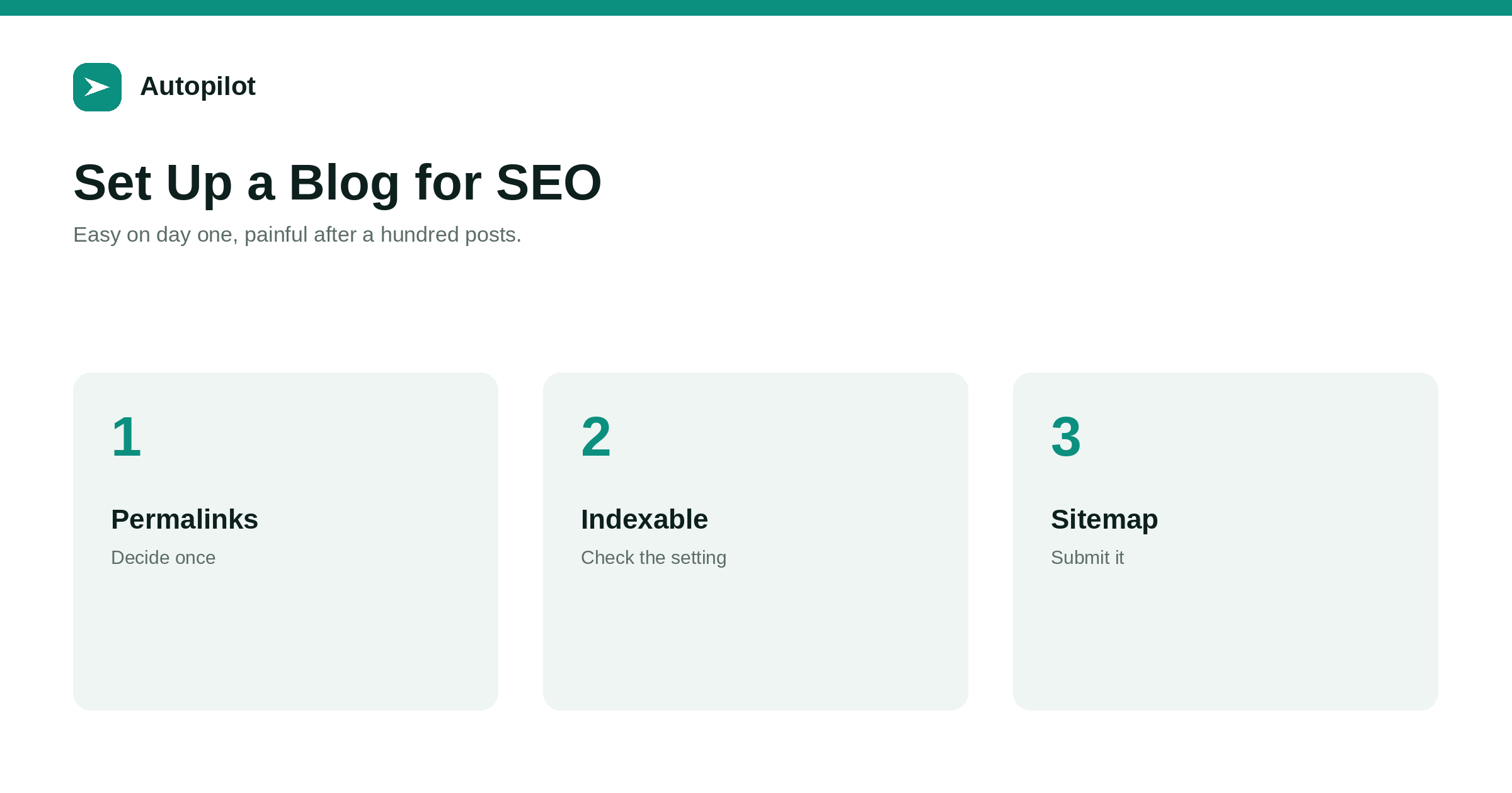 Setting Up a New Blog for SEO: The First Day