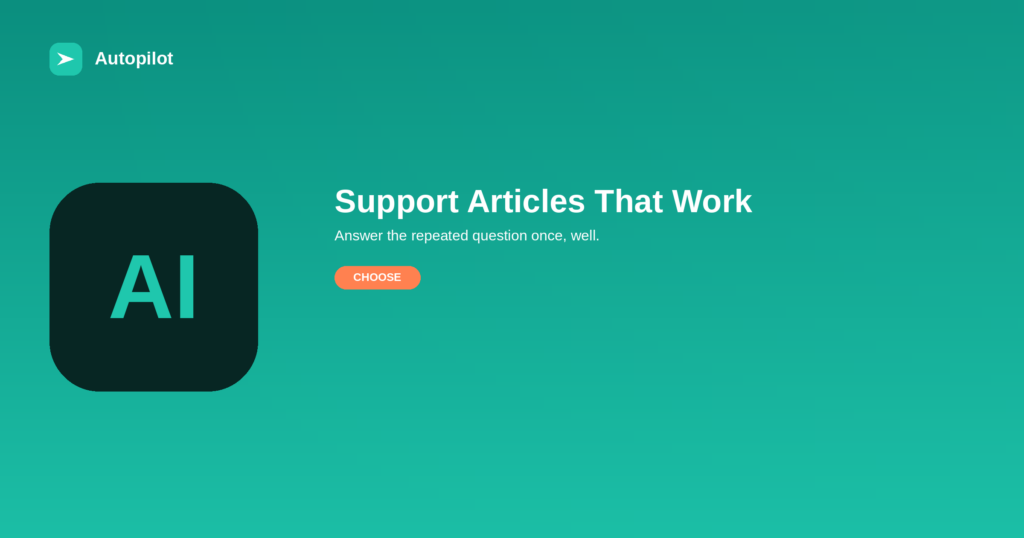 Support Articles That Actually Reduce Tickets