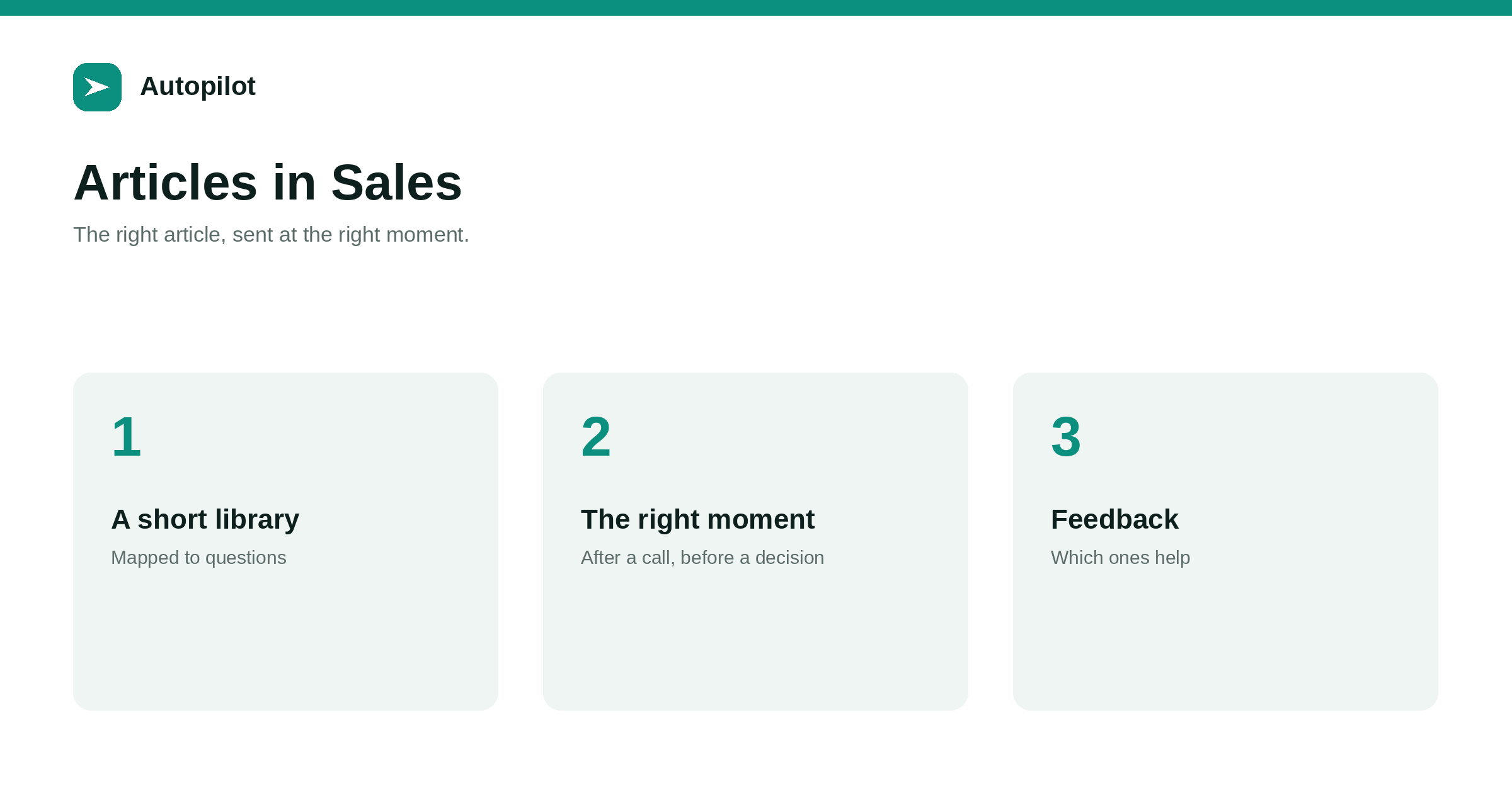 Using Blog Articles in Sales Conversations