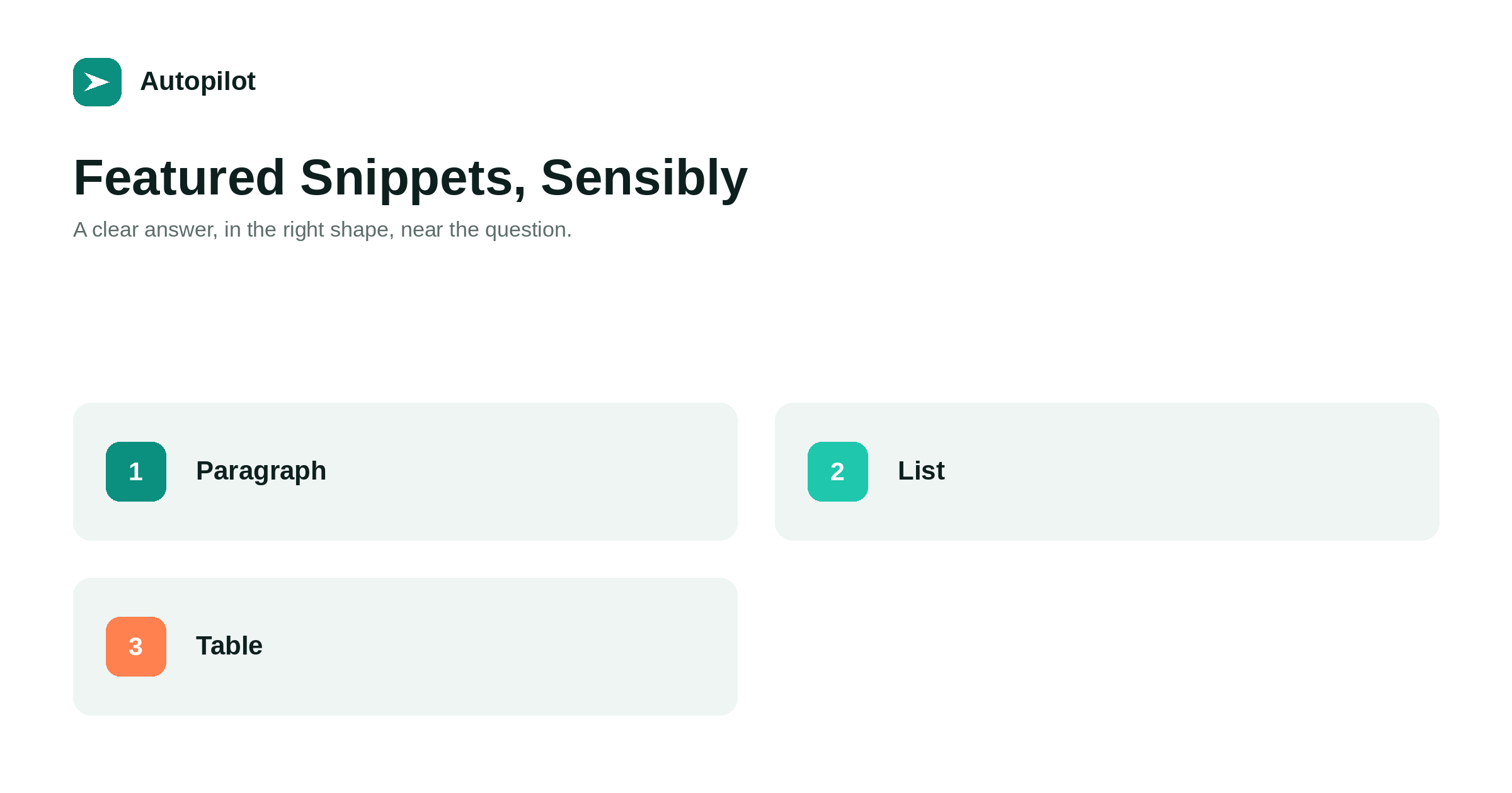 Writing for Featured Snippets Without Chasing Them