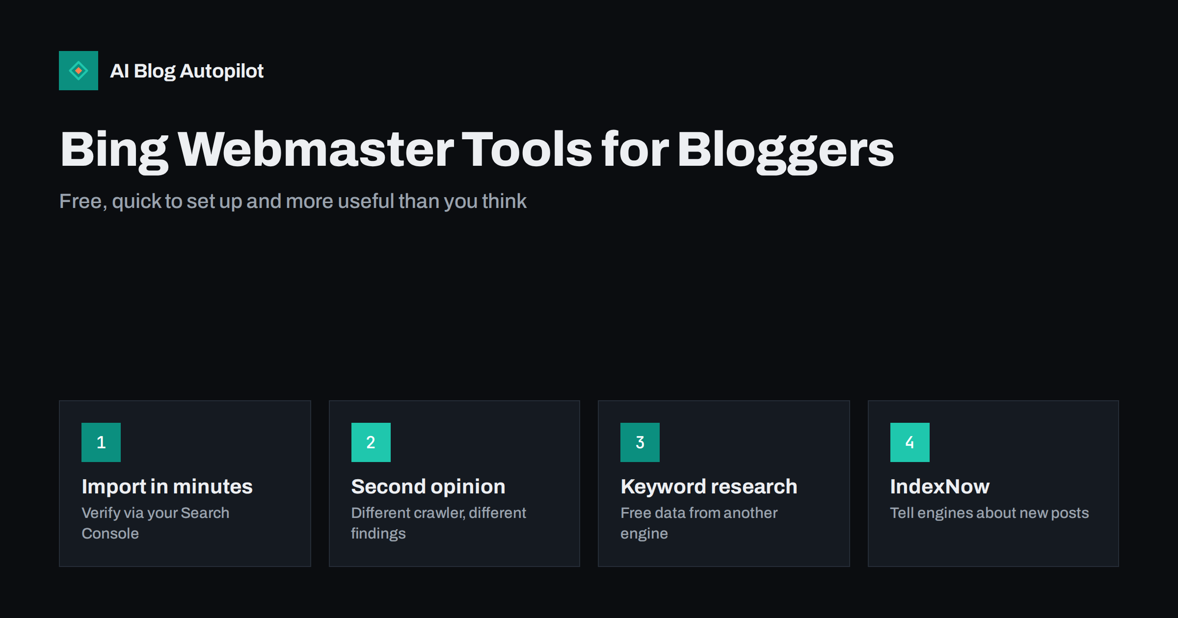 Bing Webmaster Tools for Bloggers: Is It Worth Setting Up?