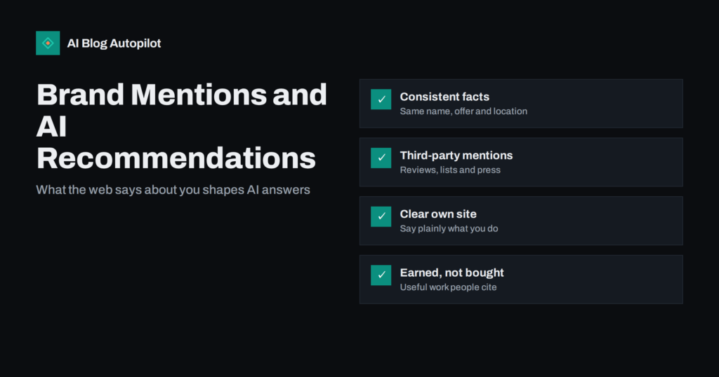 Brand Mentions: Why AI Answers Recommend Some Businesses