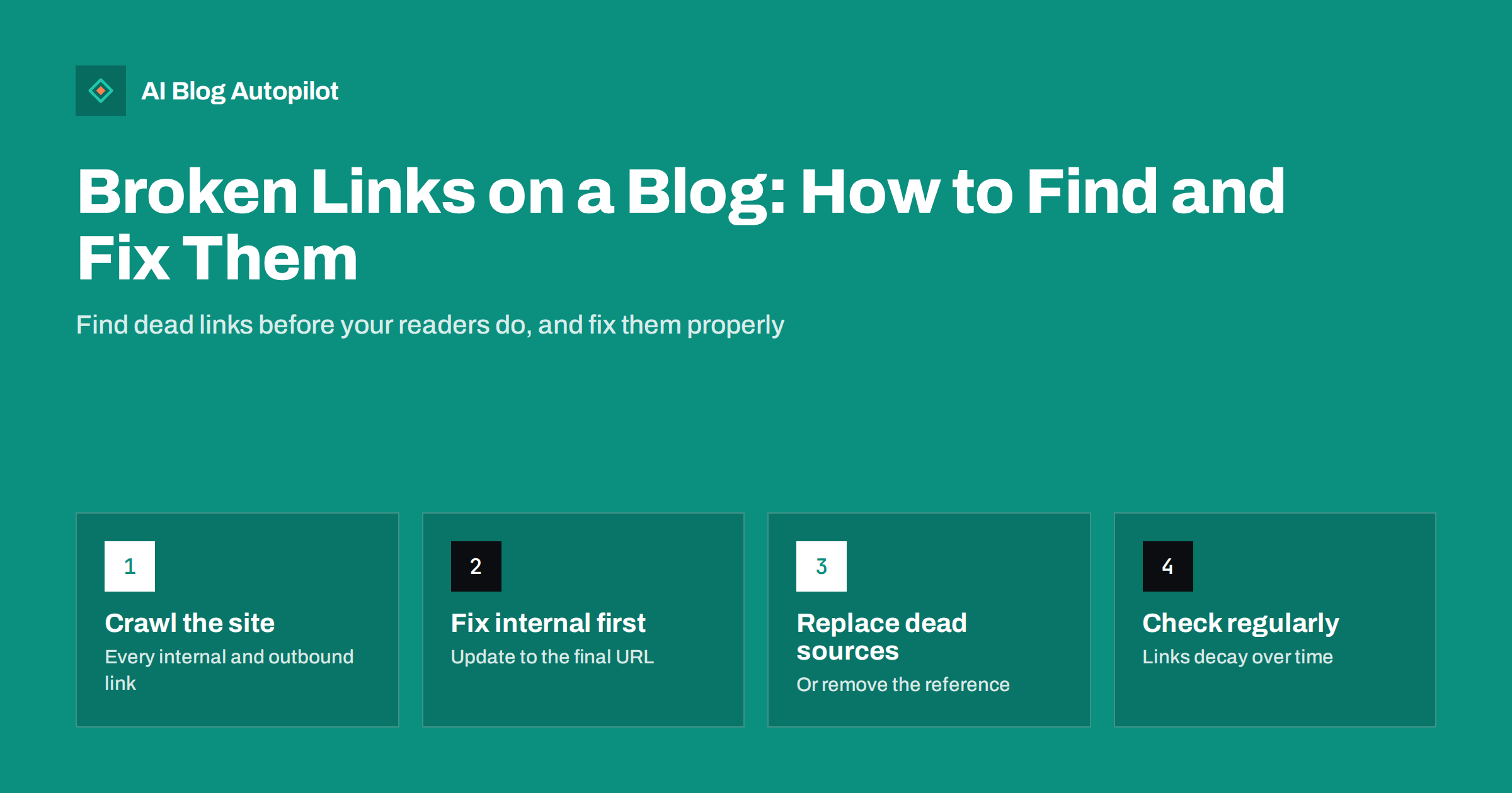 Broken Links on a Blog: How to Find and Fix Them