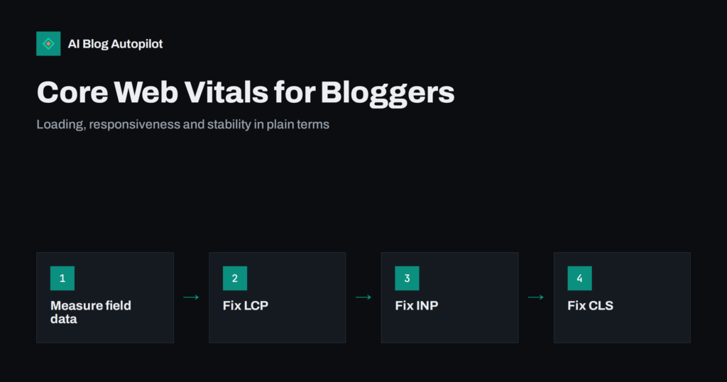 Core Web Vitals for Bloggers: LCP, INP and CLS Explained