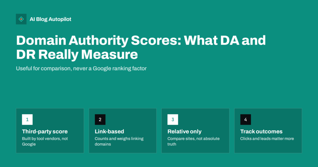 Domain Authority Scores: What DA and DR Really Measure