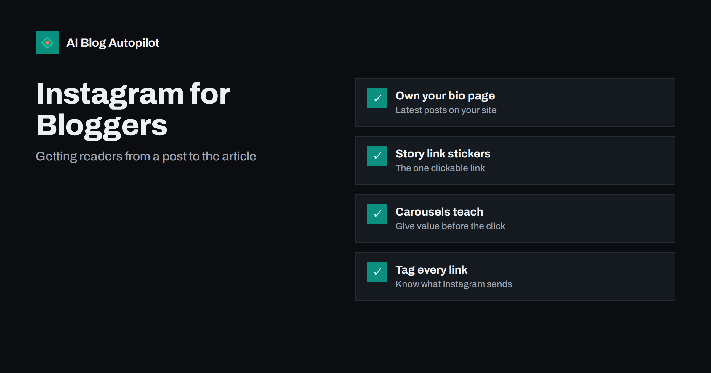 Instagram for Bloggers: Getting Readers Past Link in Bio