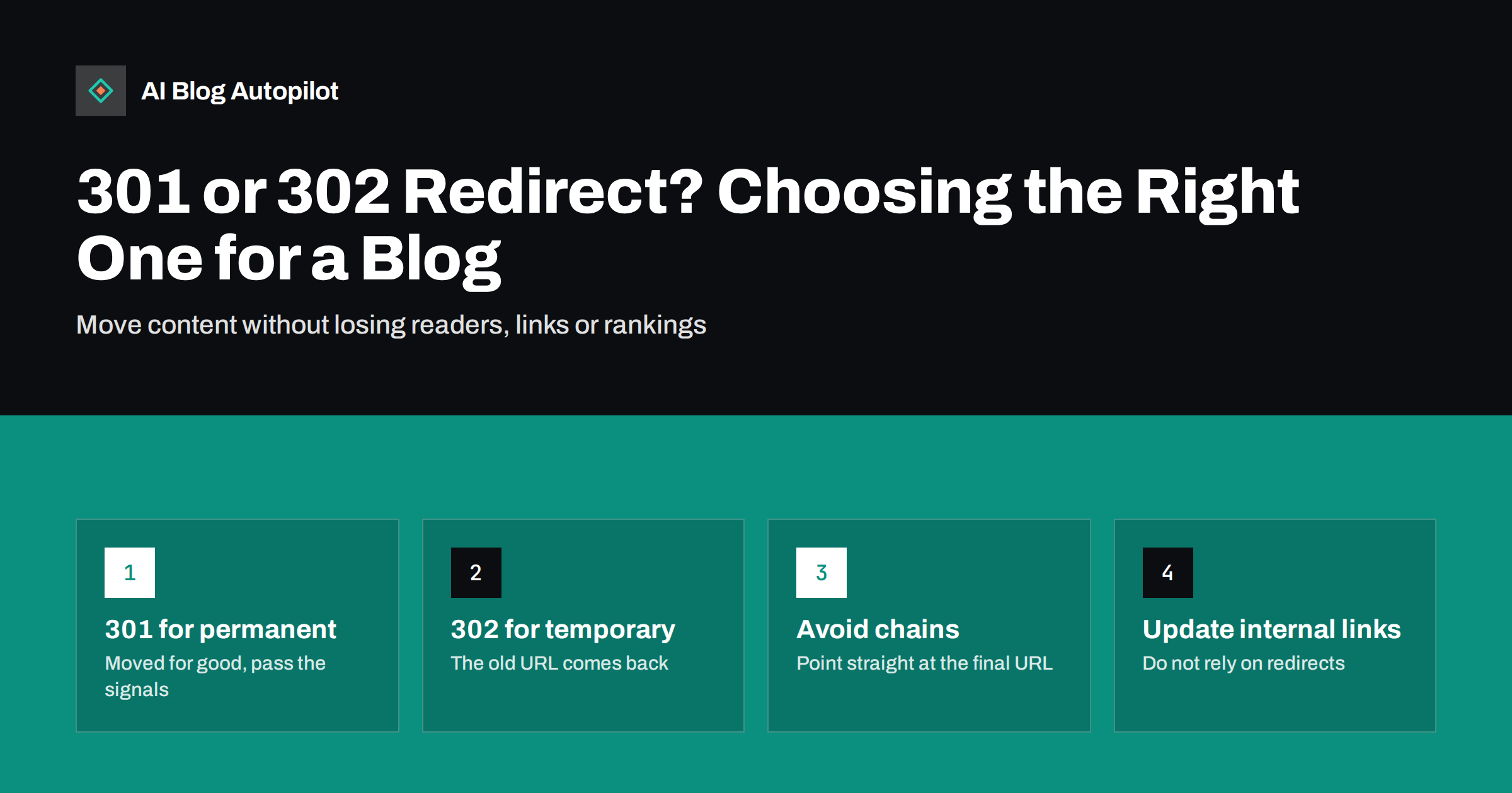 301 or 302 Redirect? Choosing the Right One for a Blog