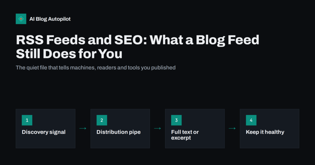 RSS Feeds and SEO: What a Blog Feed Still Does for You