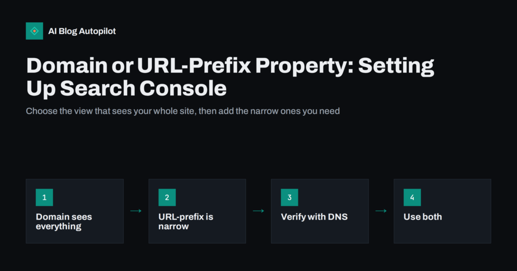 Domain or URL-Prefix Property: Setting Up Search Console