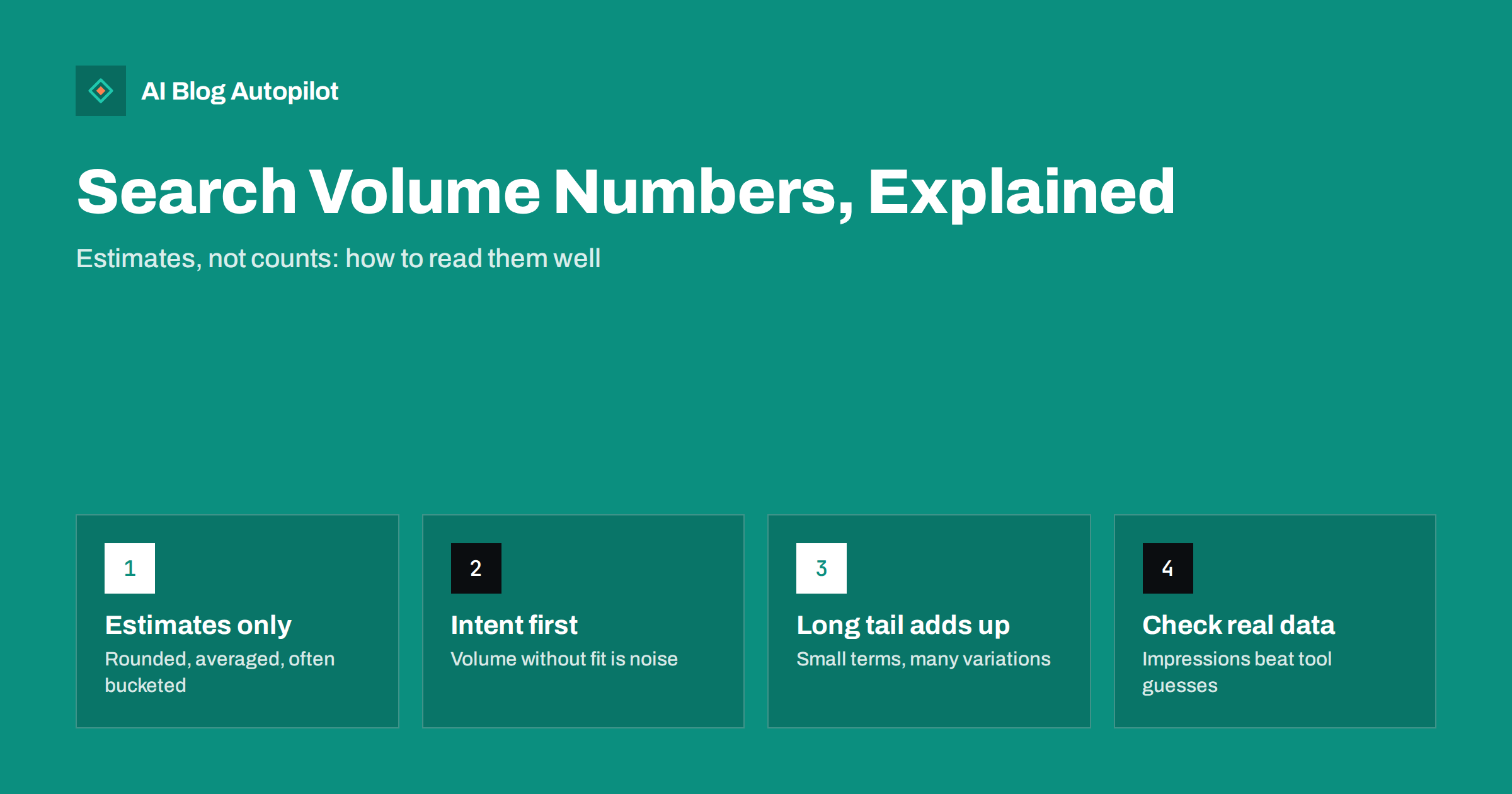 Search Volume Numbers: Why They Mislead and How to Use Them