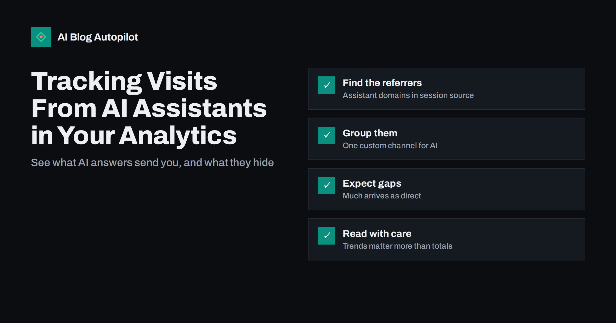 Tracking Visits From AI Assistants in Your Analytics