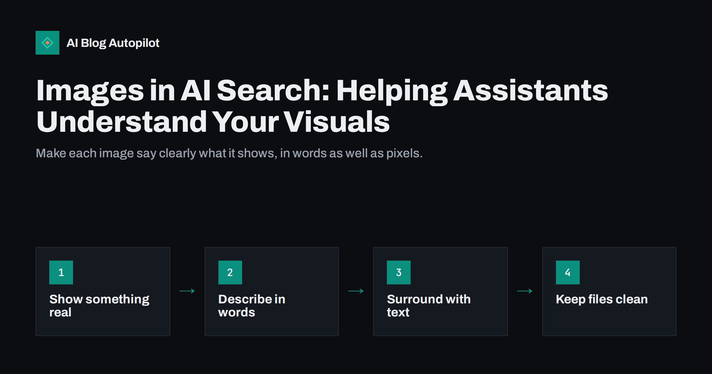Images in AI Search: Helping Assistants Understand Your Visuals