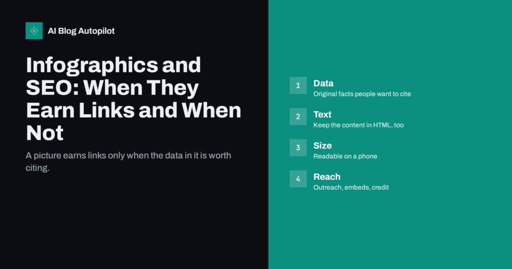 Infographics and SEO: When They Earn Links and When Not