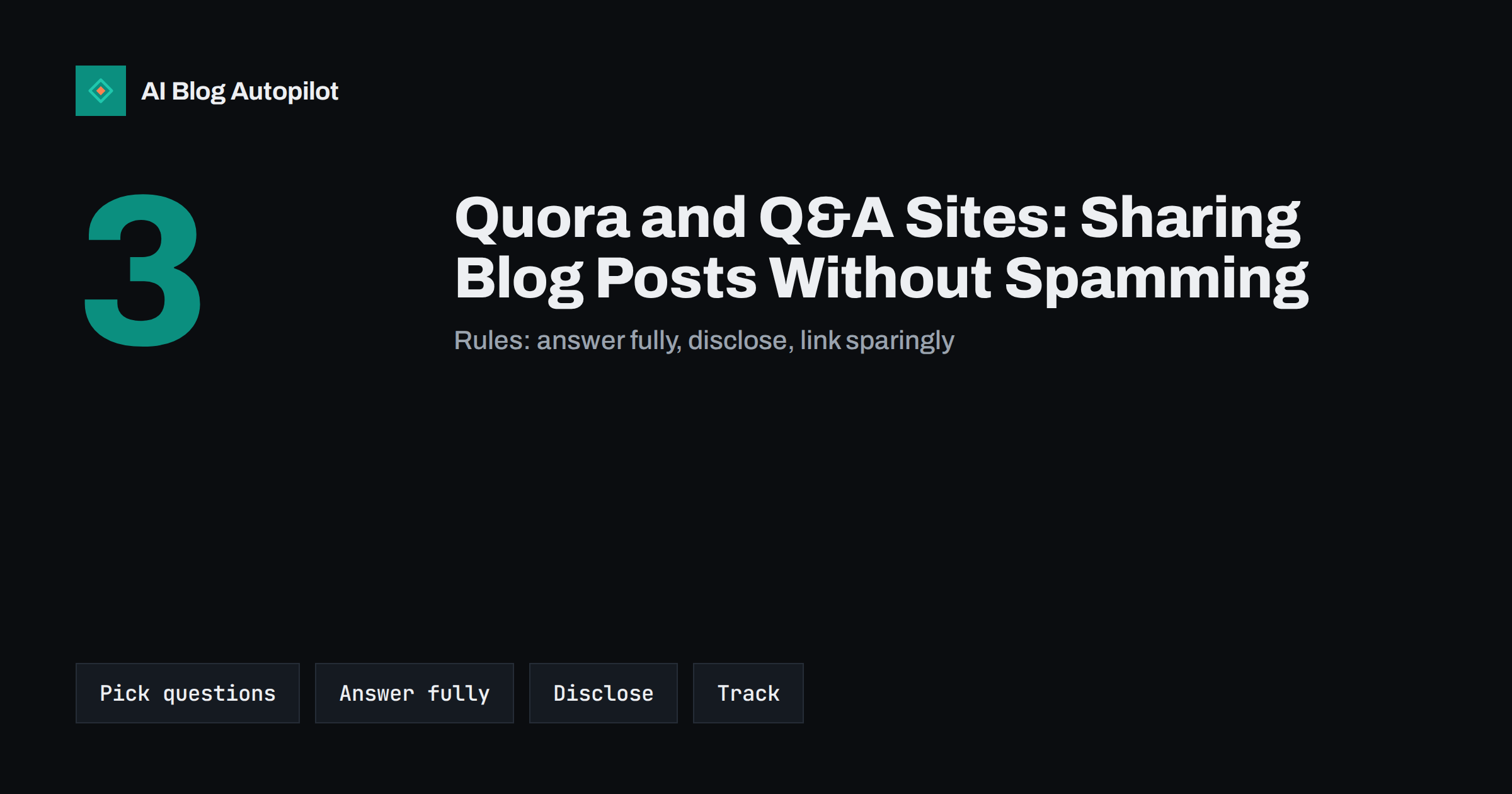 Quora and Q&A Sites: Sharing Blog Posts Without Spamming
