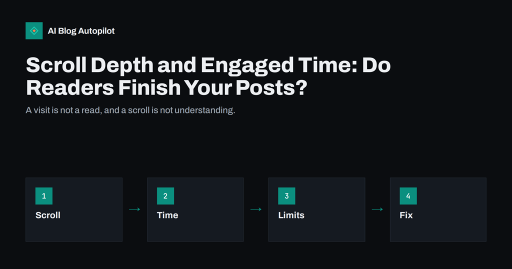 Scroll Depth and Engaged Time: Do Readers Finish Your Posts?