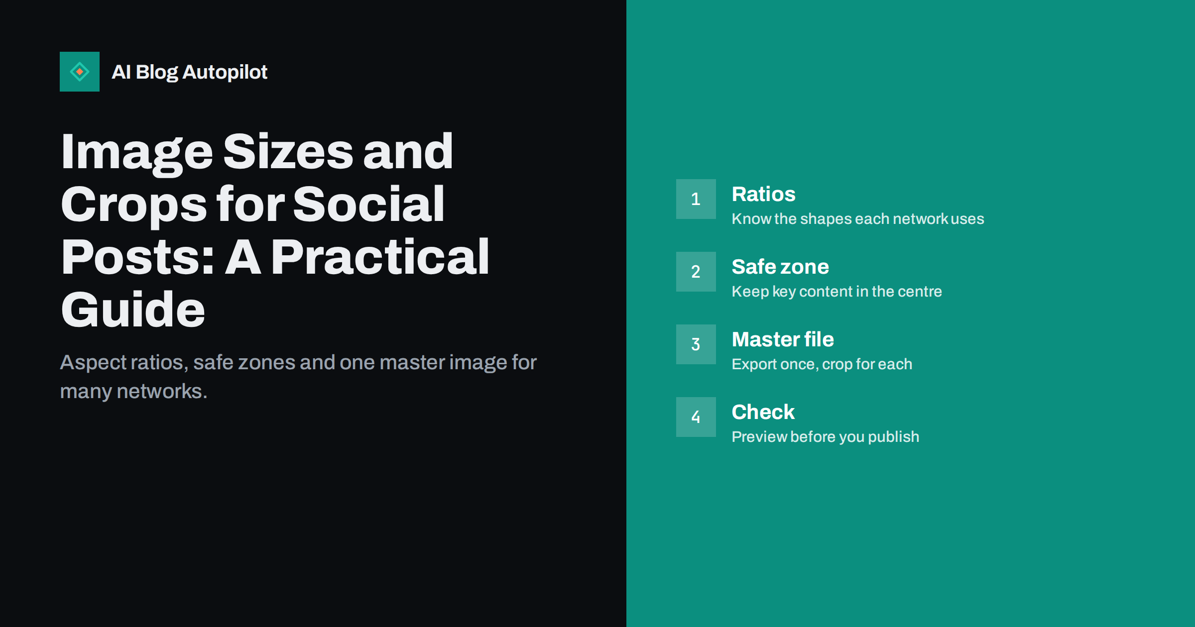 Image Sizes and Crops for Social Posts: A Practical Guide