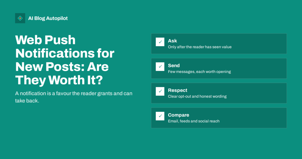 Web Push Notifications for New Posts: Are They Worth It?