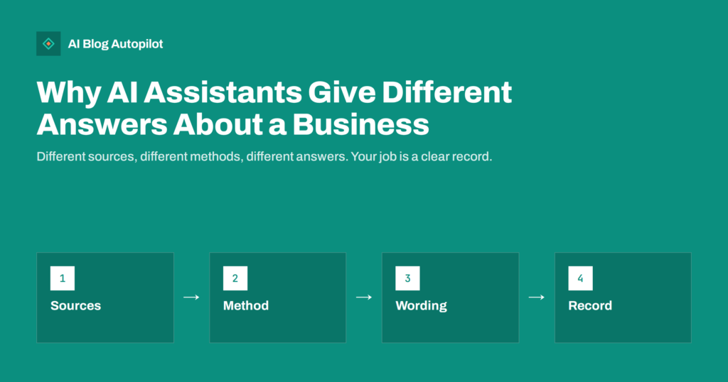 Why AI Assistants Give Different Answers About a Business
